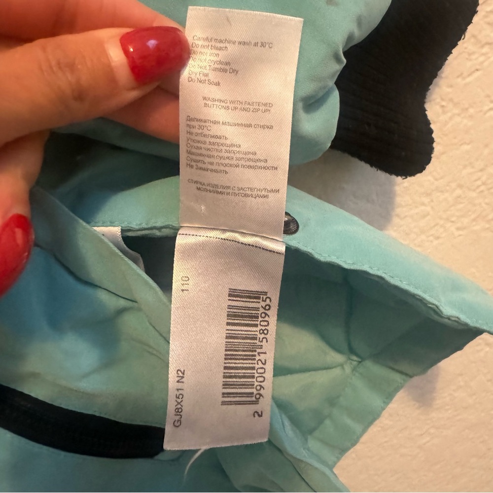 O’STIN Fall /Mild Winter Hooded Jacket in Teal Color. Size Toddler 4-5. - Picture 7 of 17